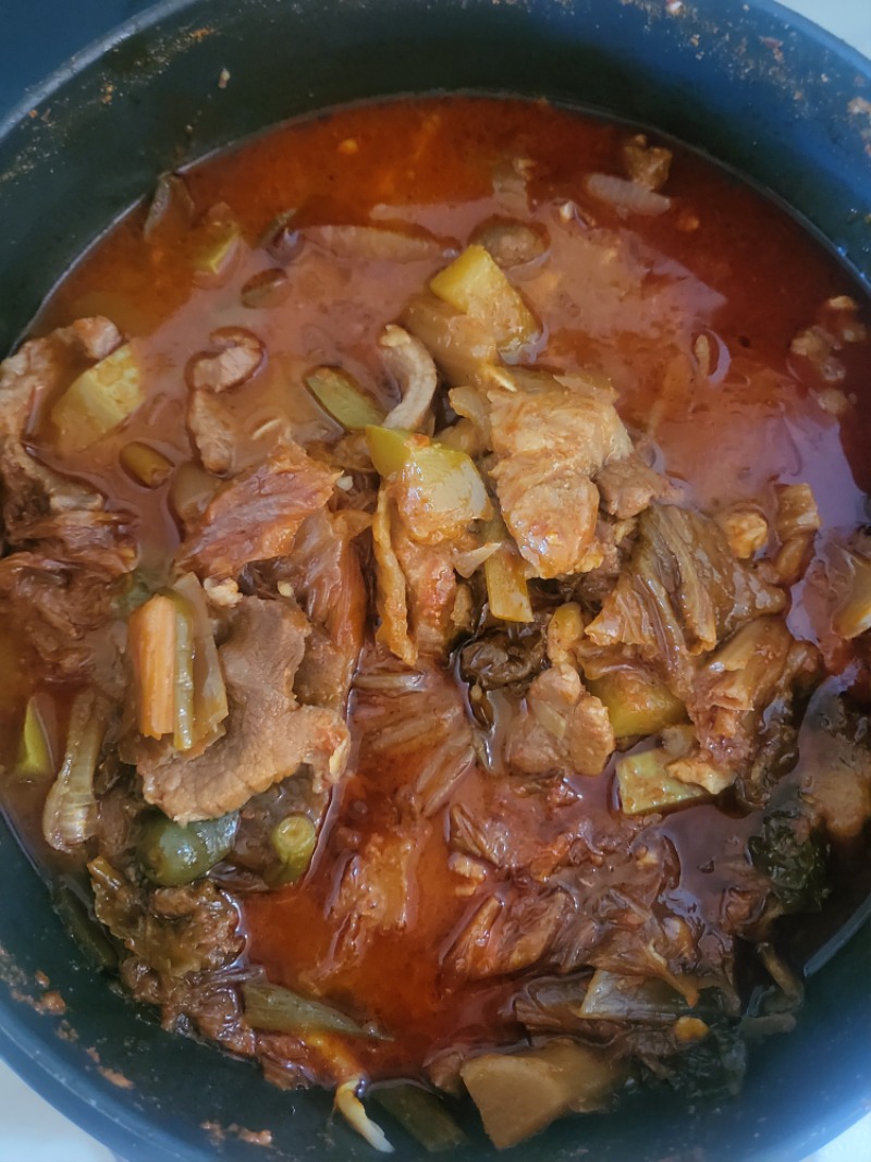 김치찌개 완성~♡