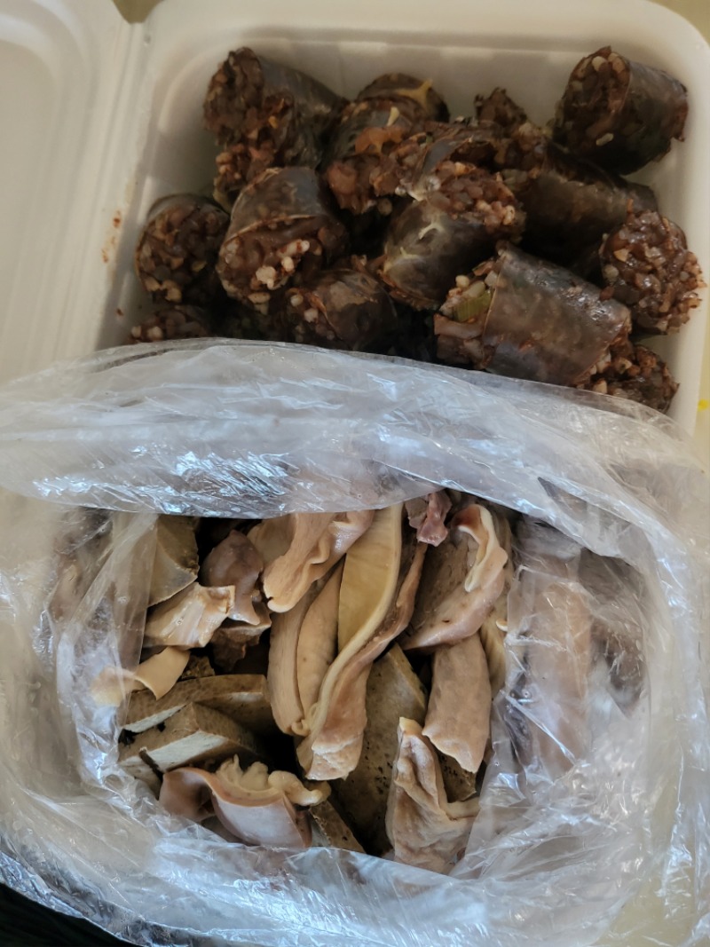 오늘점심 시장순대