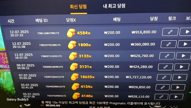 멀린4584배