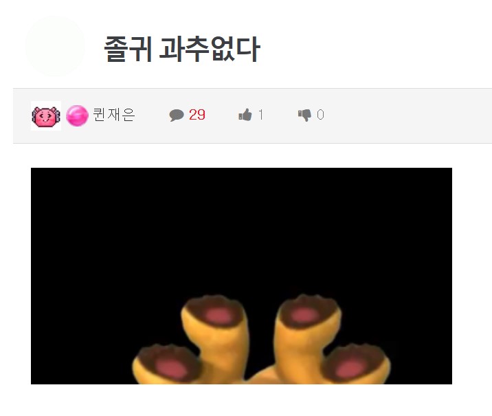 사자 오빠랑 추억