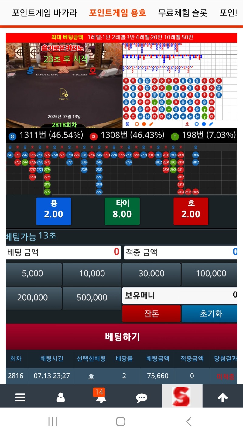 줄내려오고있길래 속는셈치고 믿어봤다