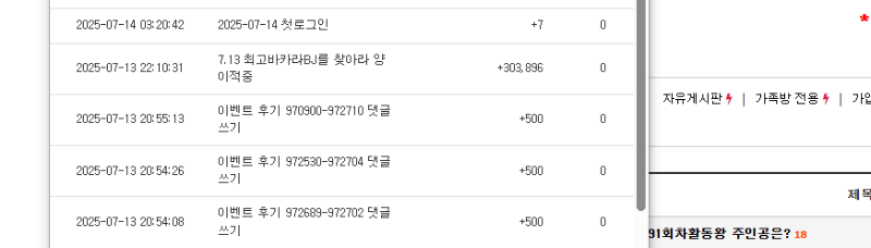 아싸 최바비 적중~~