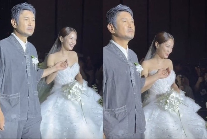 결혼식 김대희와 입장한 김지민