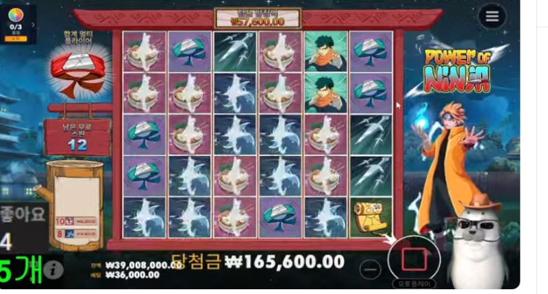 물개 시작 했어요