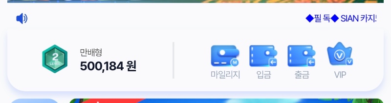 포인트입금확인