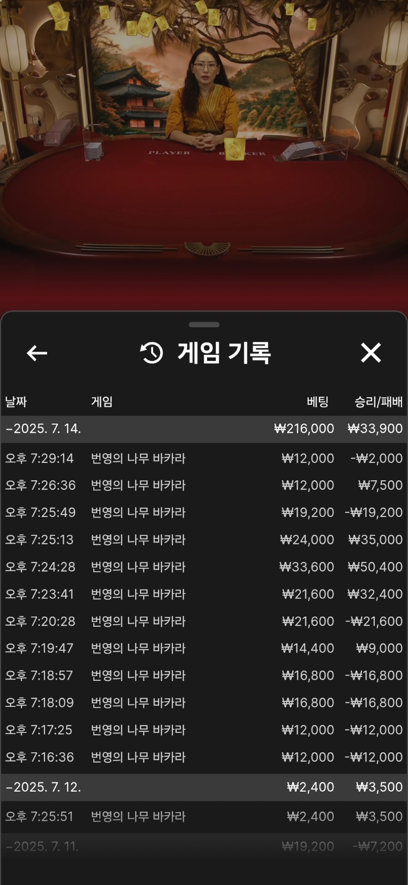 포교 한번도 못이김