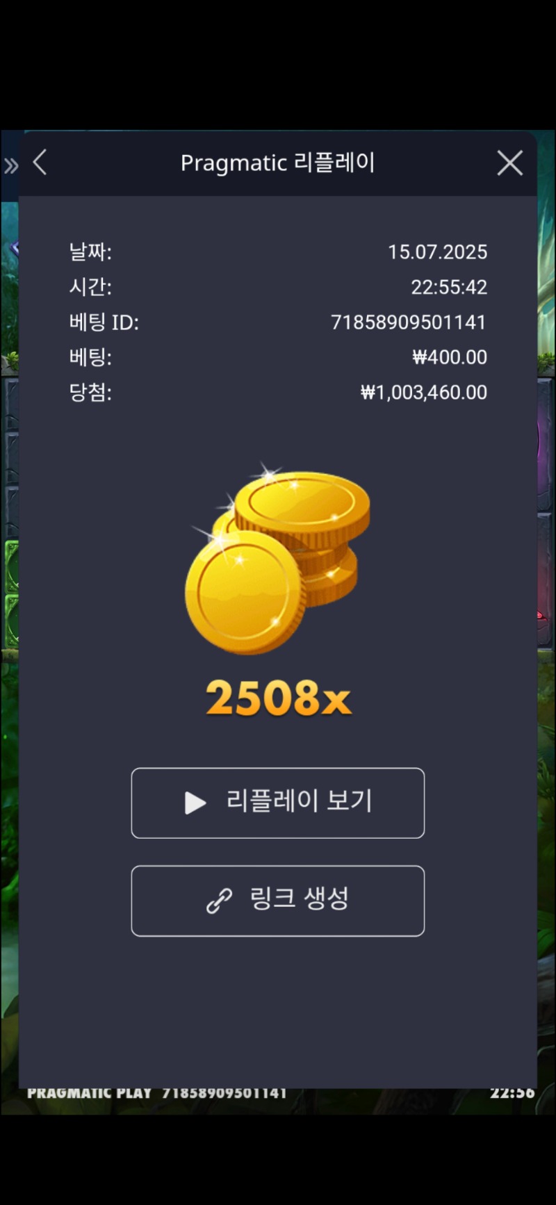 멀린2508배