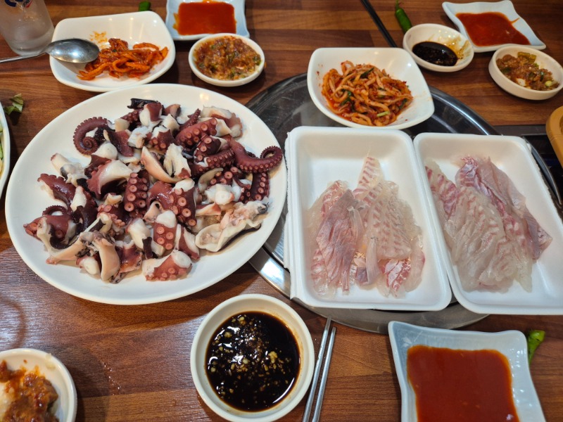 간만에 문어잡어서 한잔해! 한잔해ㅎㅎ
