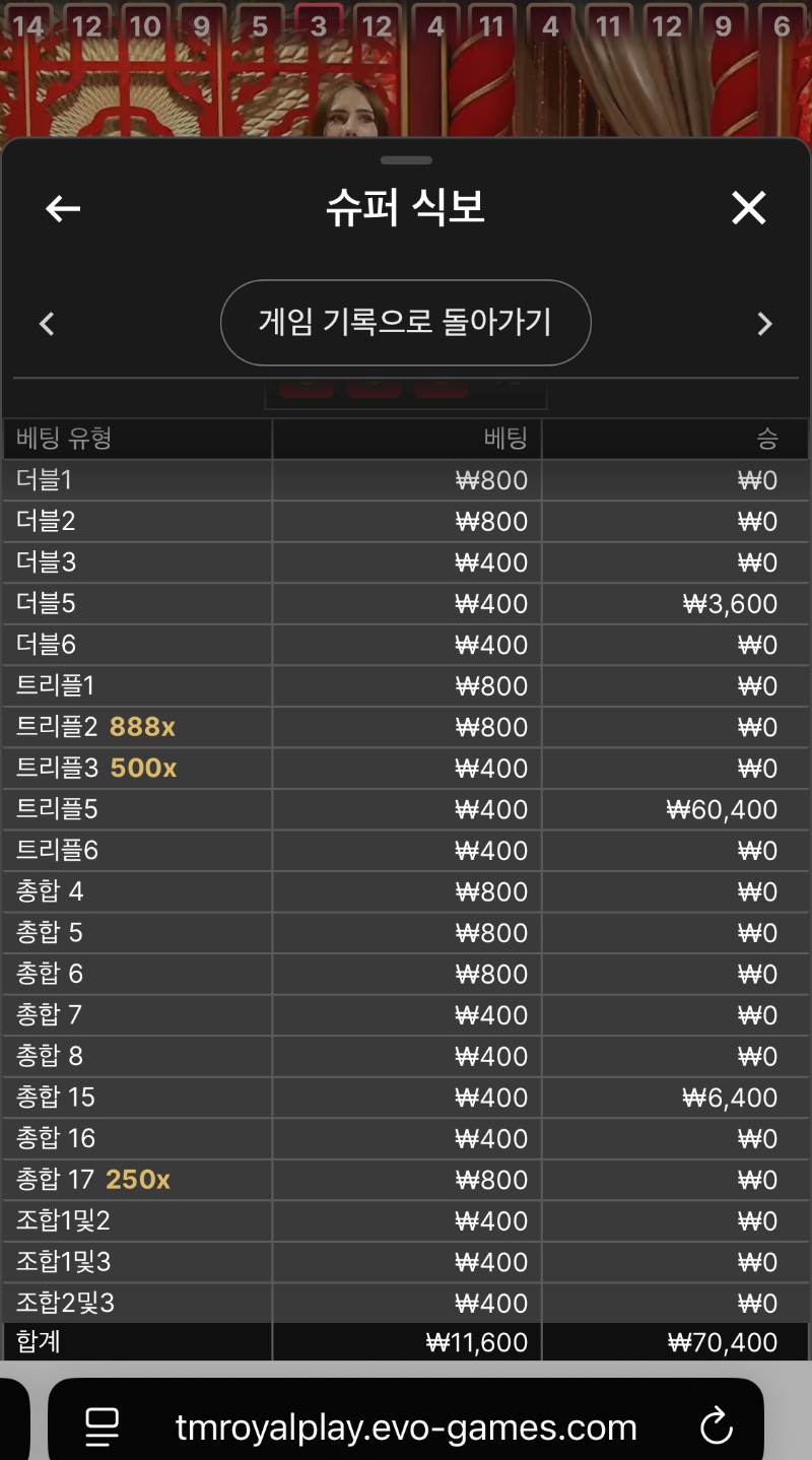 슈퍼식보소액트리플승