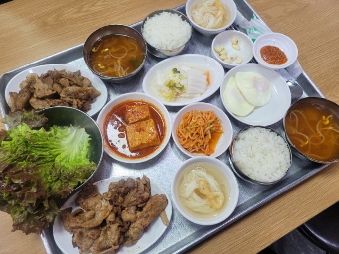 점심메뉴/기사식당백반 어떠세요???