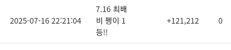 최배비 1등 맞췄네용ㅎㅎ