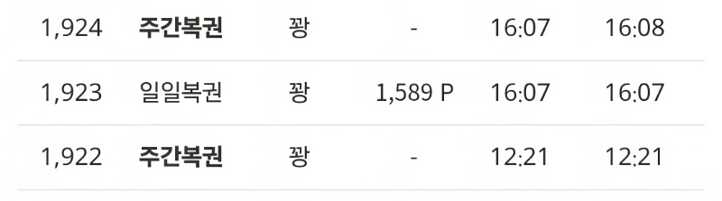 주복연달아왓지만