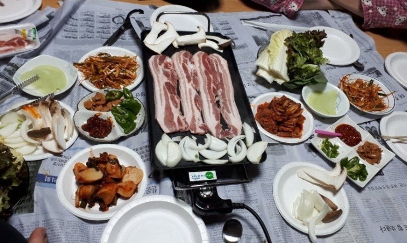 사자 오빠 대신 야메츄 4 ( 퀑 오빠가 먹고 싶어하는 집겹살 )