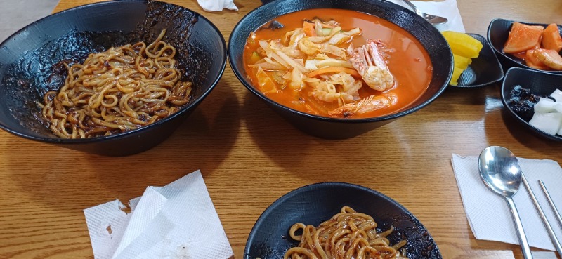 이른저녁~짜장면 짬뽕~♡