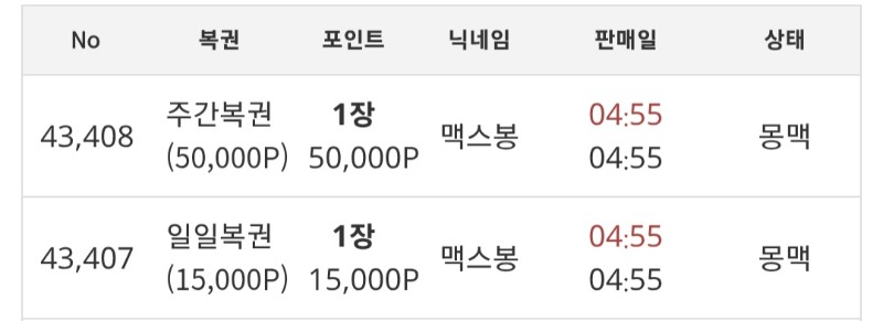 쌍복구매해봤는데ㅠㅠ