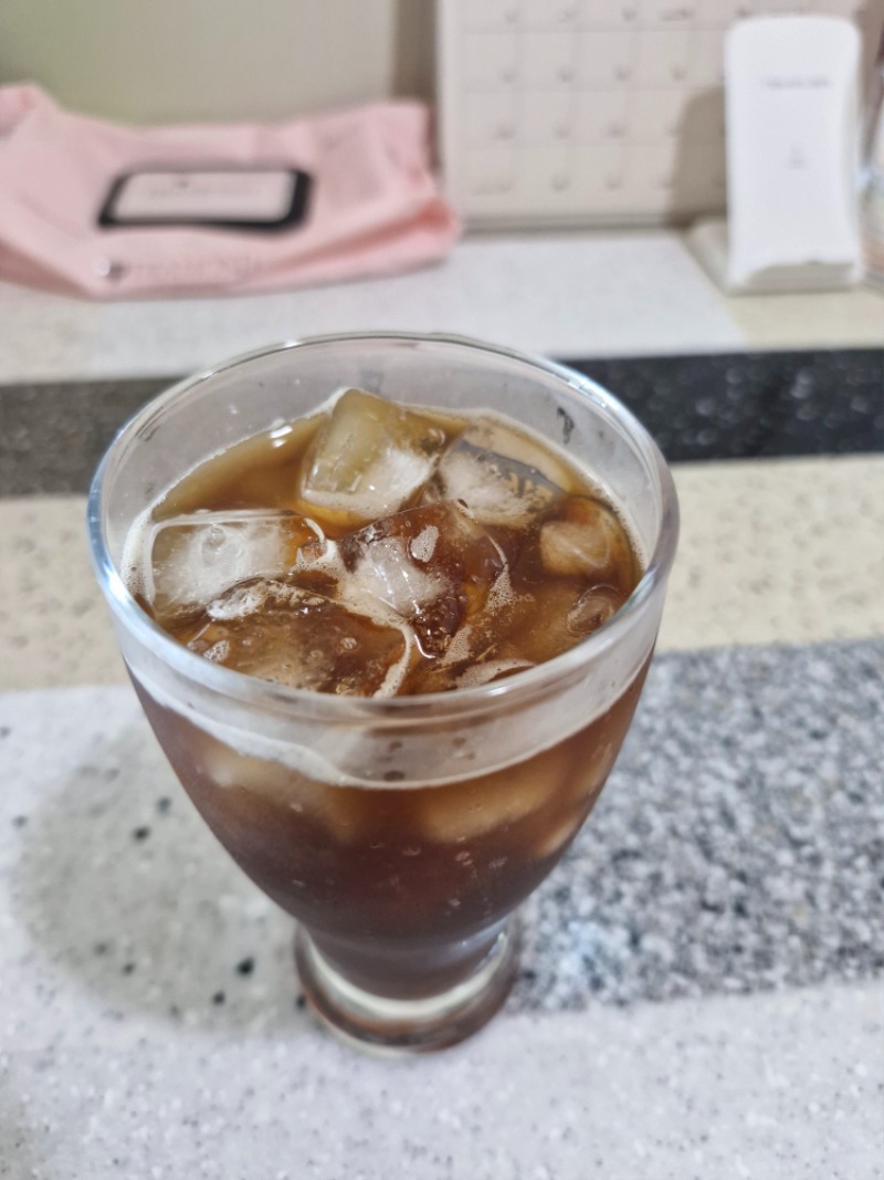 샤워후 아아한잔^^