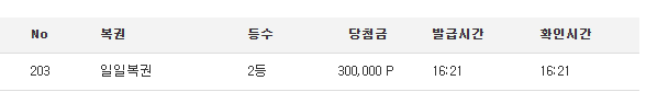 일복당첨