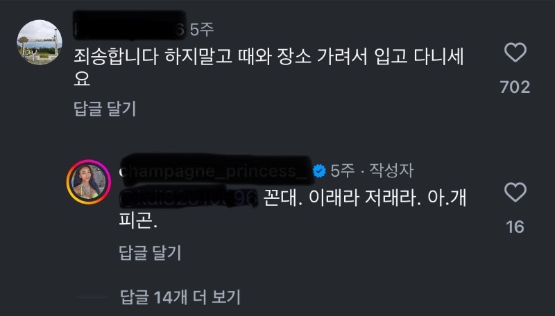 마트 장보는 복장논란