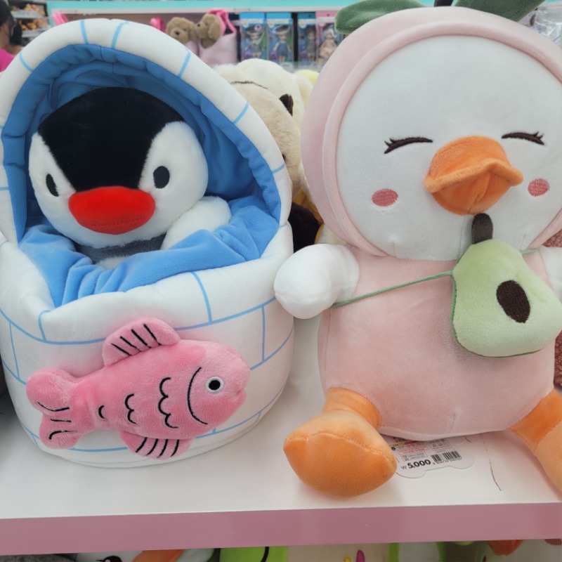 다이소에서 펭이 꾸미기&여친만들어주기ㅎㅎ