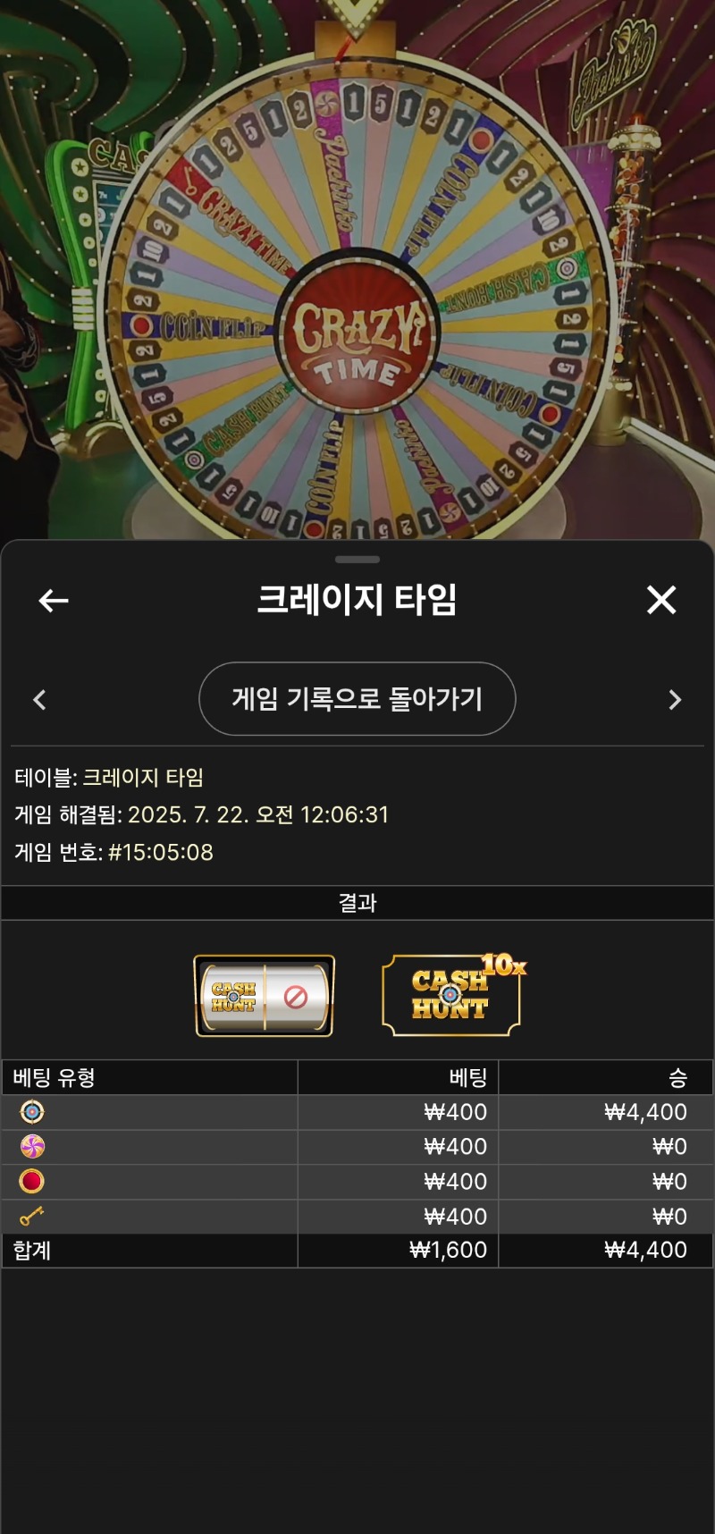 크레이지타임 승
