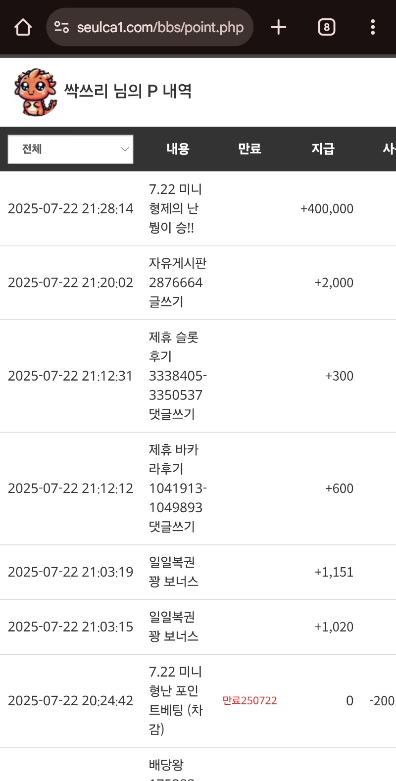 미.형 붱이고맙당