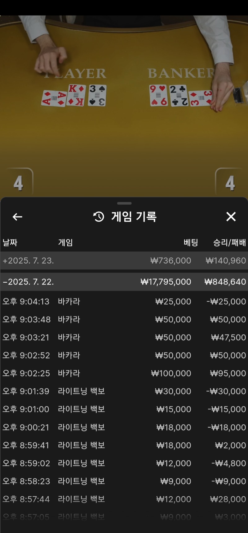 수익마감