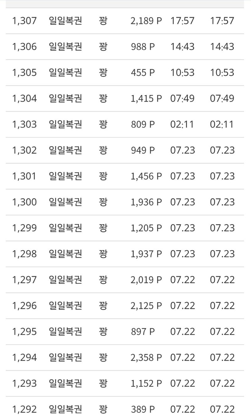 복권계속꽝! 가보자구..ㅎ