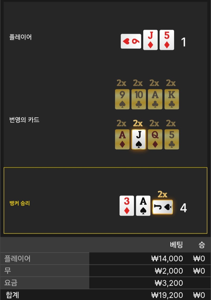 번영~ 1패