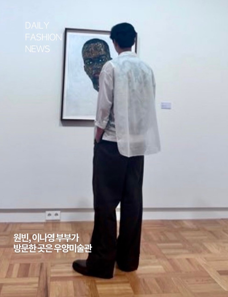 10년만에 공개된 원빈 이나영 외출샷