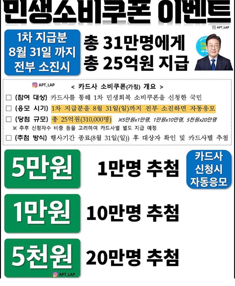 민생소비쿠폰 이벤트
