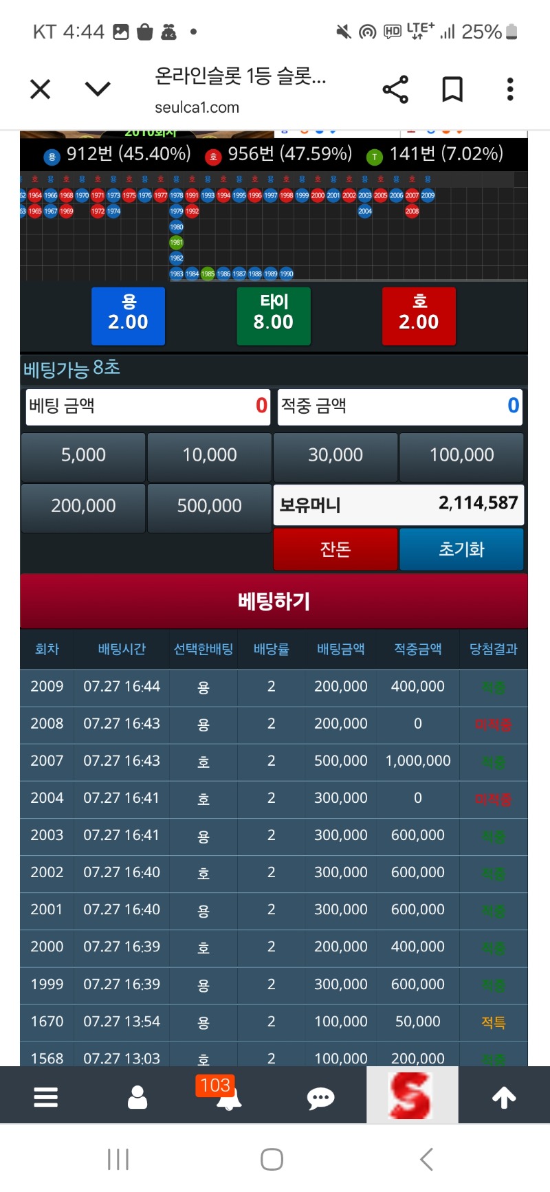 자다깨서 달이슬포 받은겸 용호가 퐁당이네 ㅅㅅ
