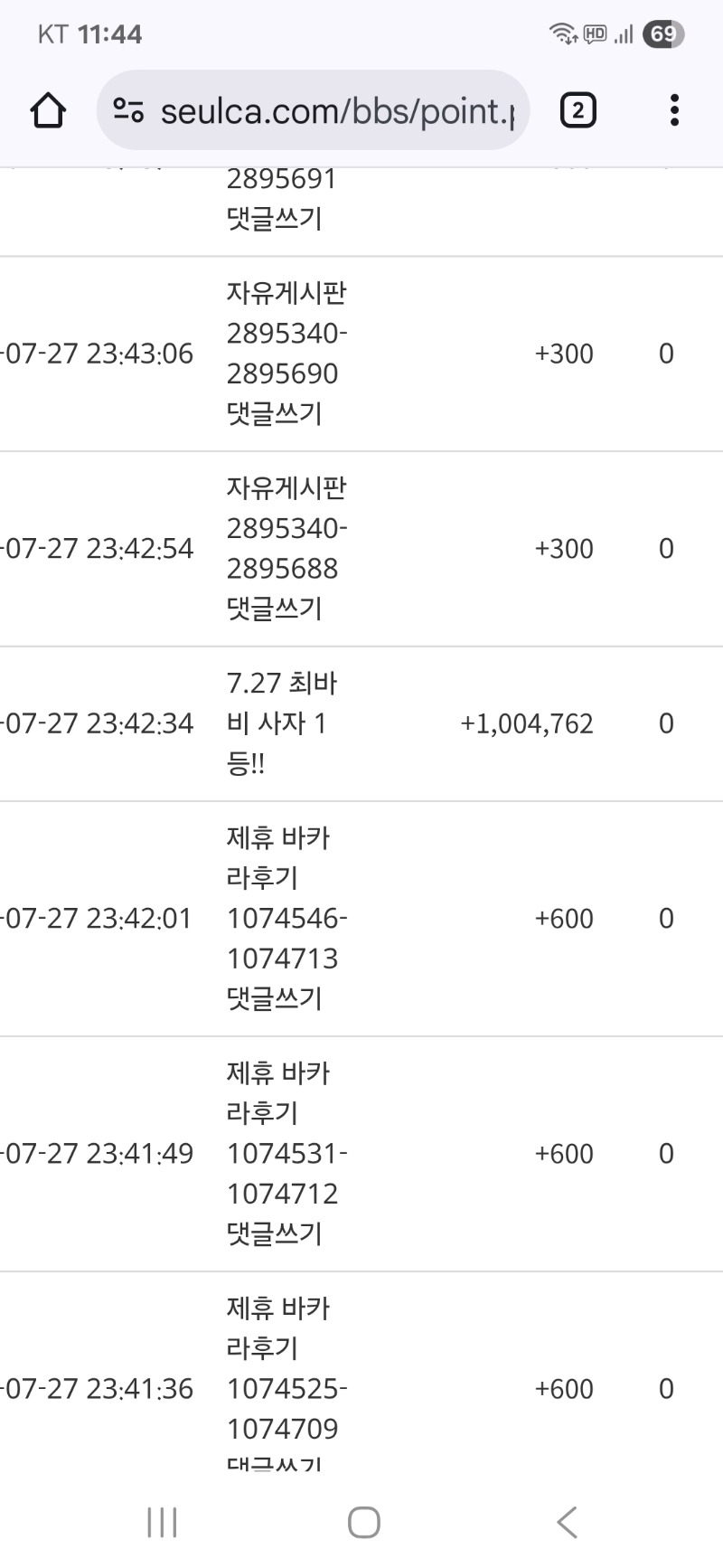 최바비 달이  샷~