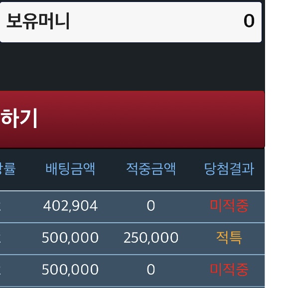 이번주도 : 적특왕
