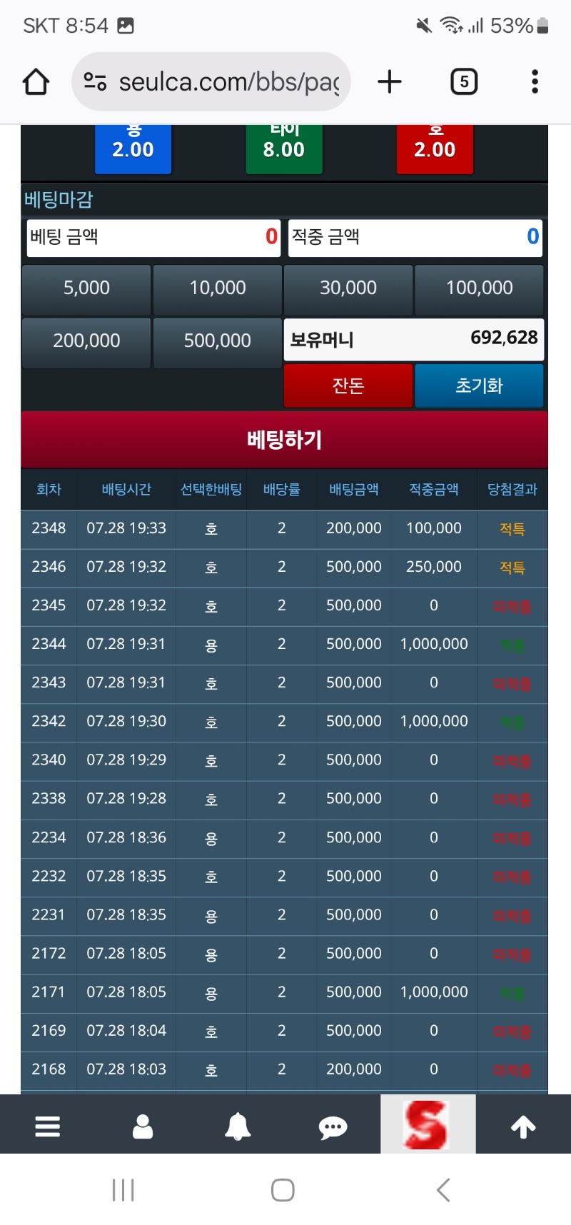 술먹구 슬용호 510만 다털렷네!!