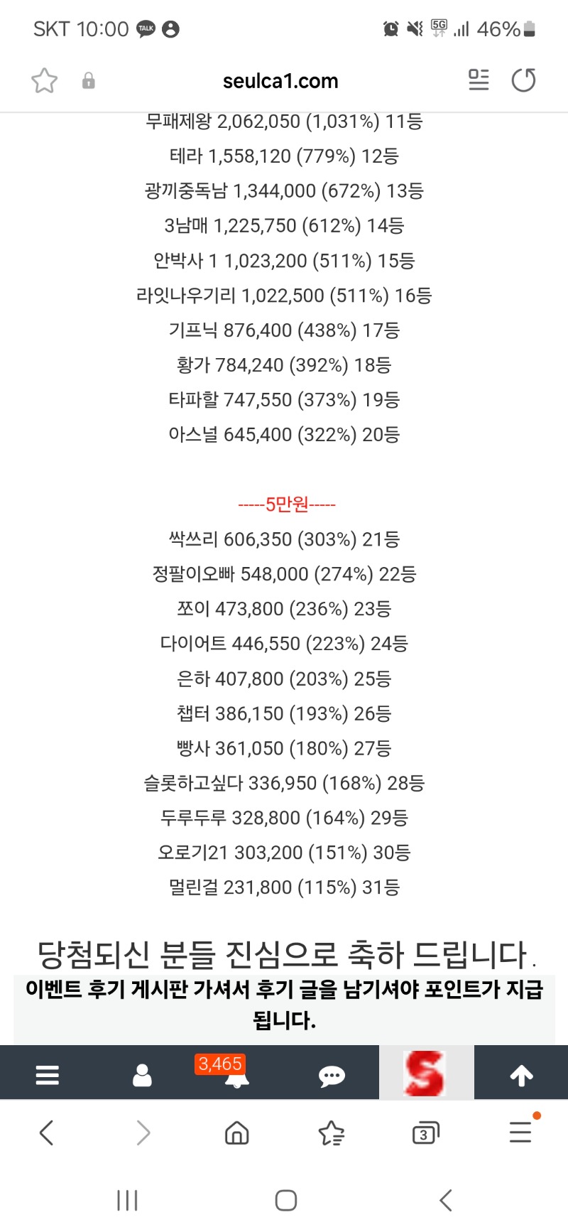 롤리왕 입상 감사합니다
