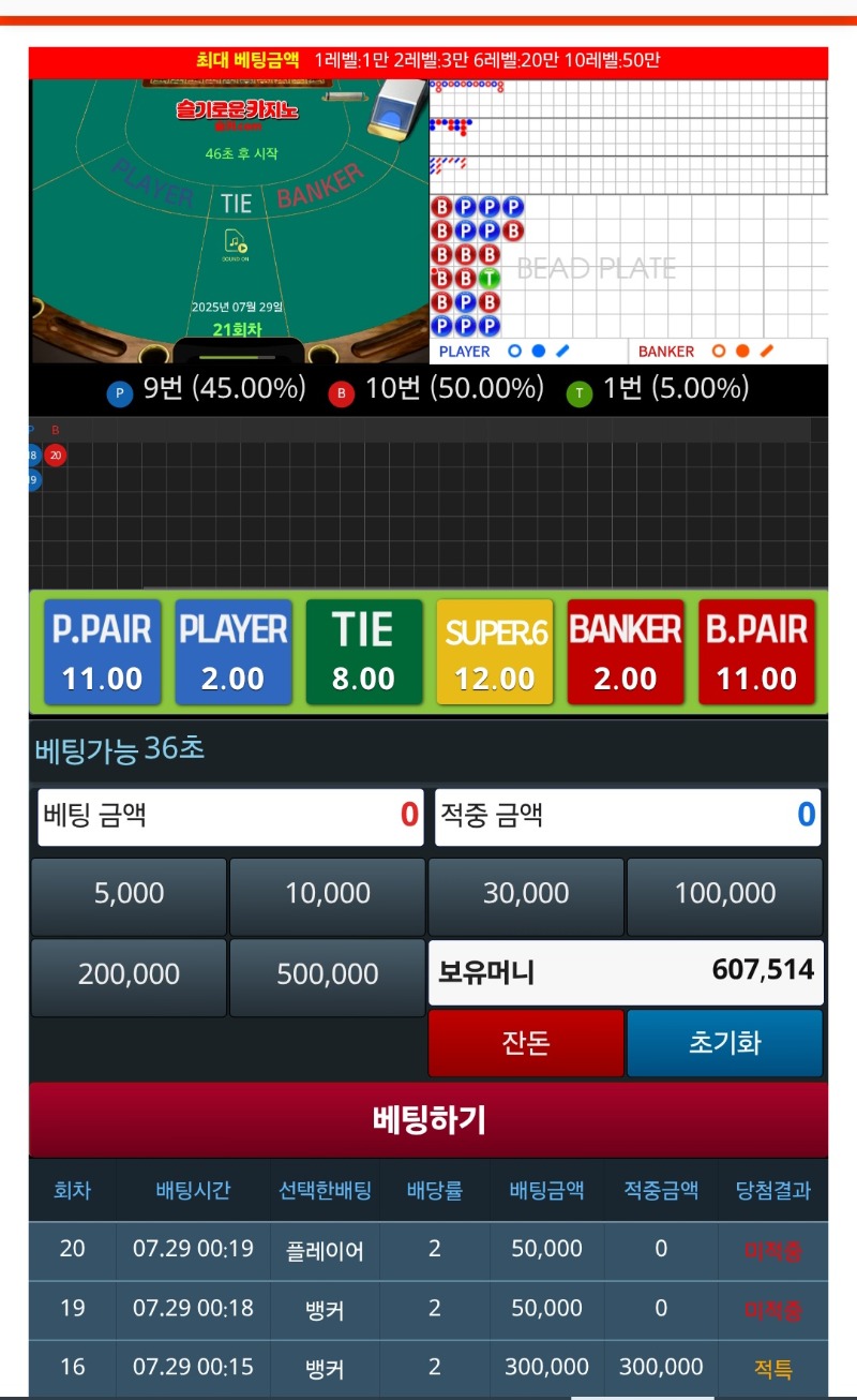 반대로만 나오네 슬카라!ㅜ