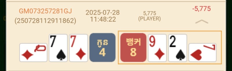 바카라 패1