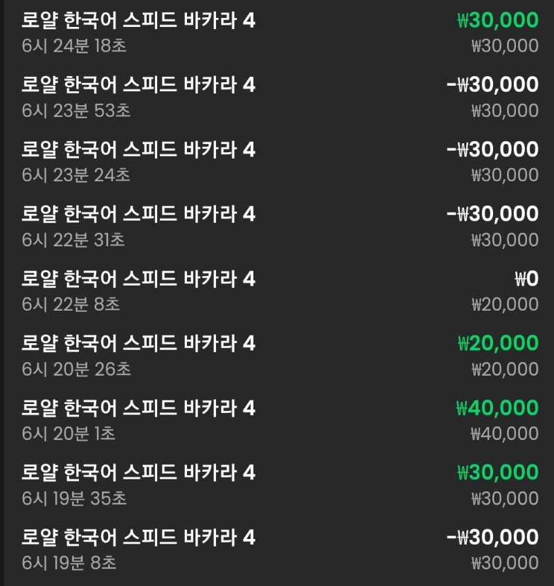 3연승3연패