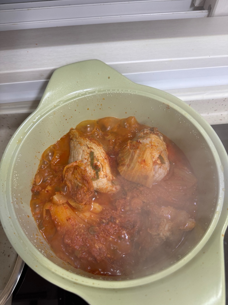 내가 만든 김치찜^^
