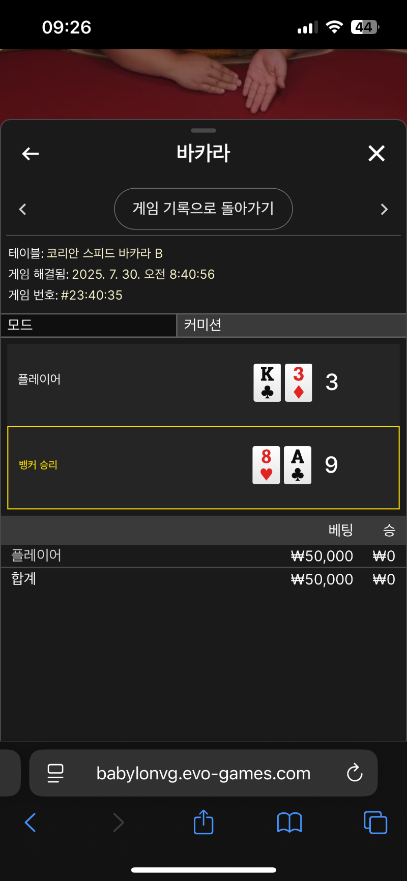 바카라 패 1