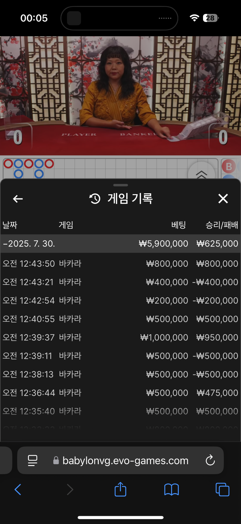 어제의 뜨거웠던 바카라