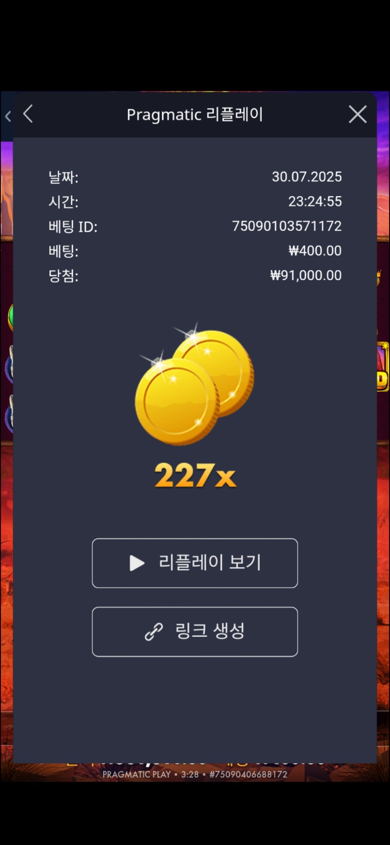 버팔로 킹 227배