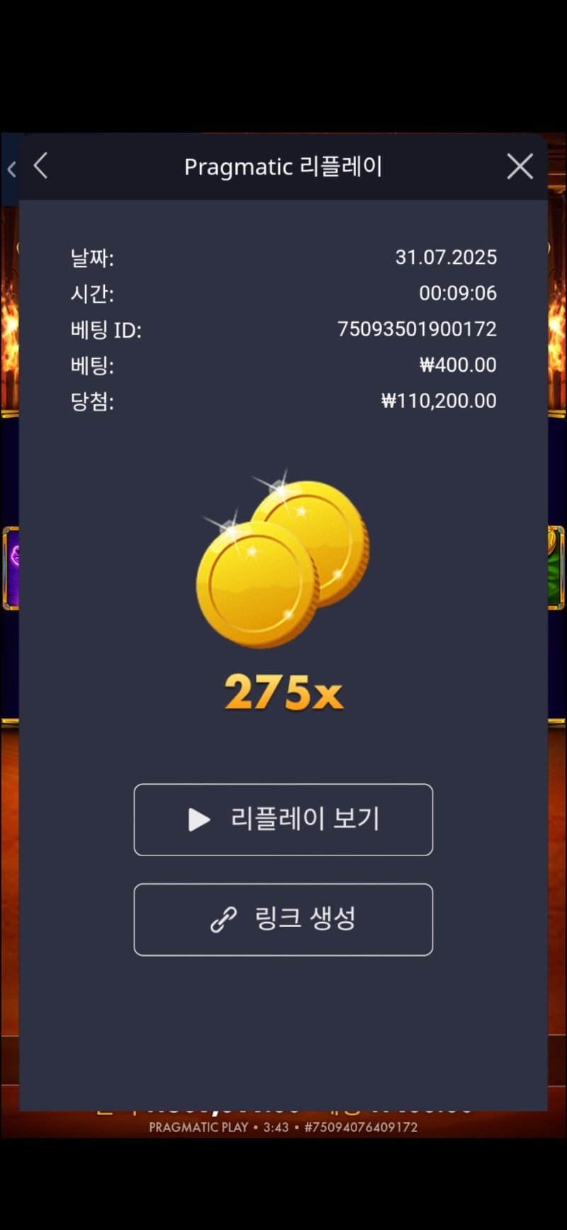 이집트 클래식 275배