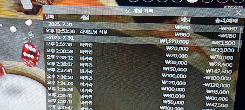 라이트닝 식보 패