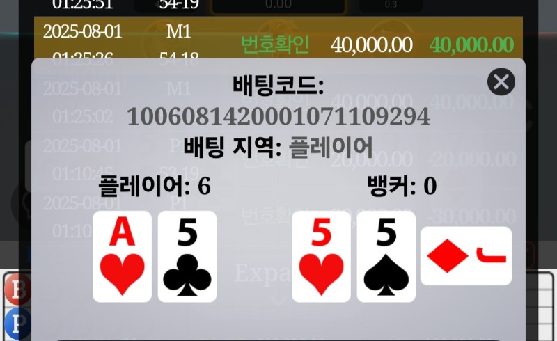 바카라 승2