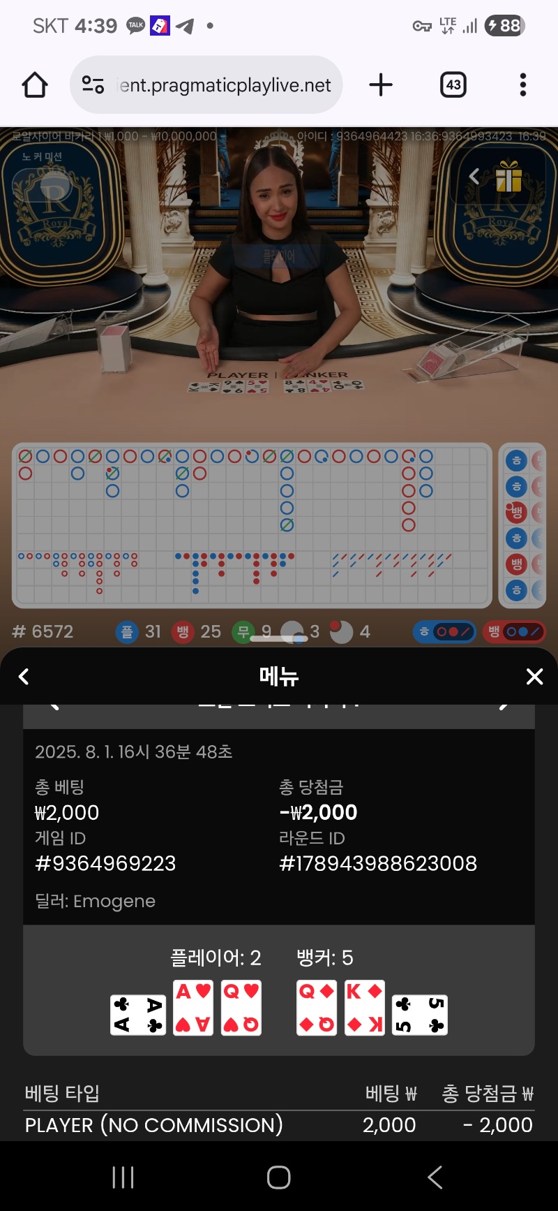 바카라 짜투리 ~
