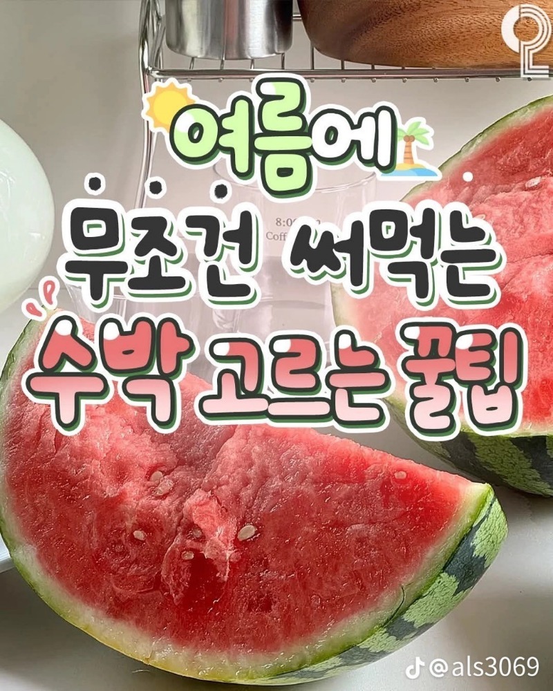 굿몽~수박 잘 고르는법