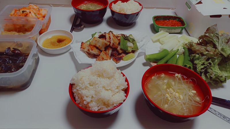 늦은점심..그래도 집밥이 최고당.