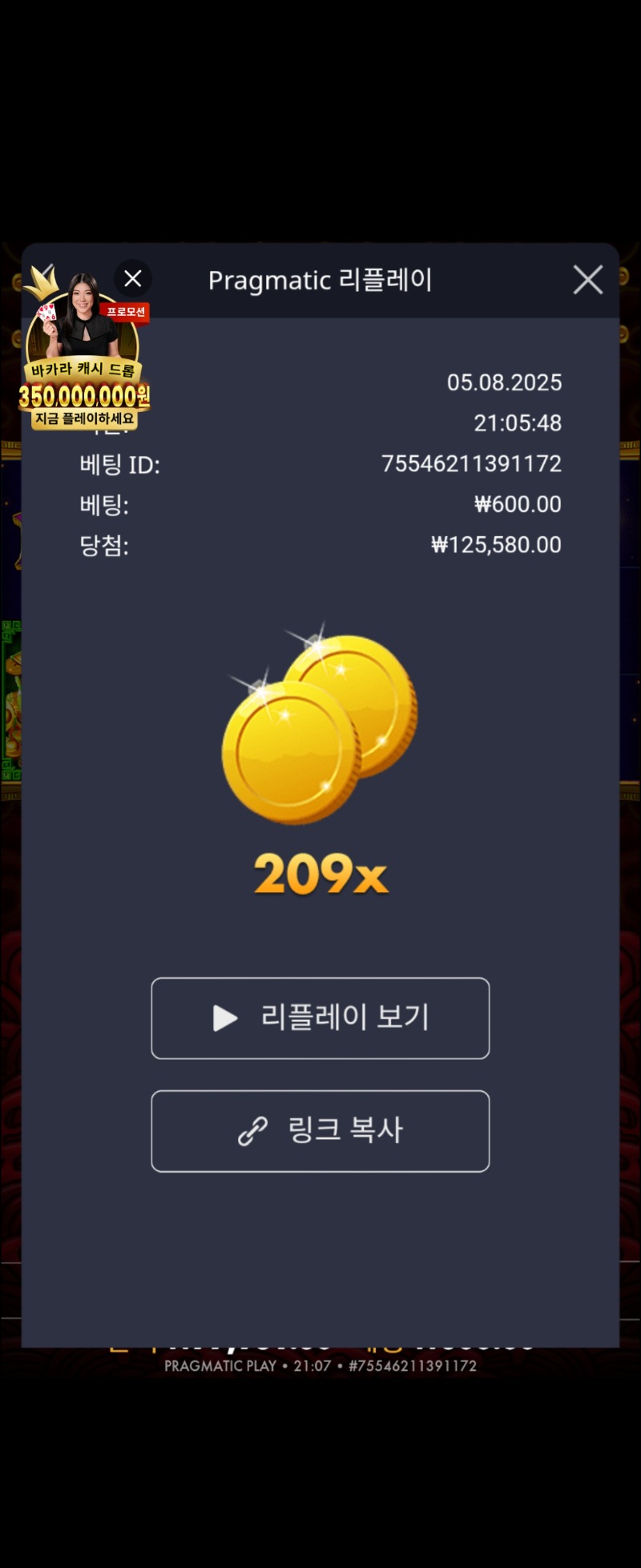 오라메 209배