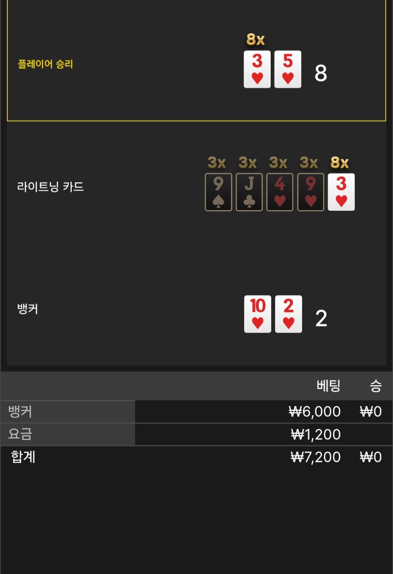 라이트닝1패